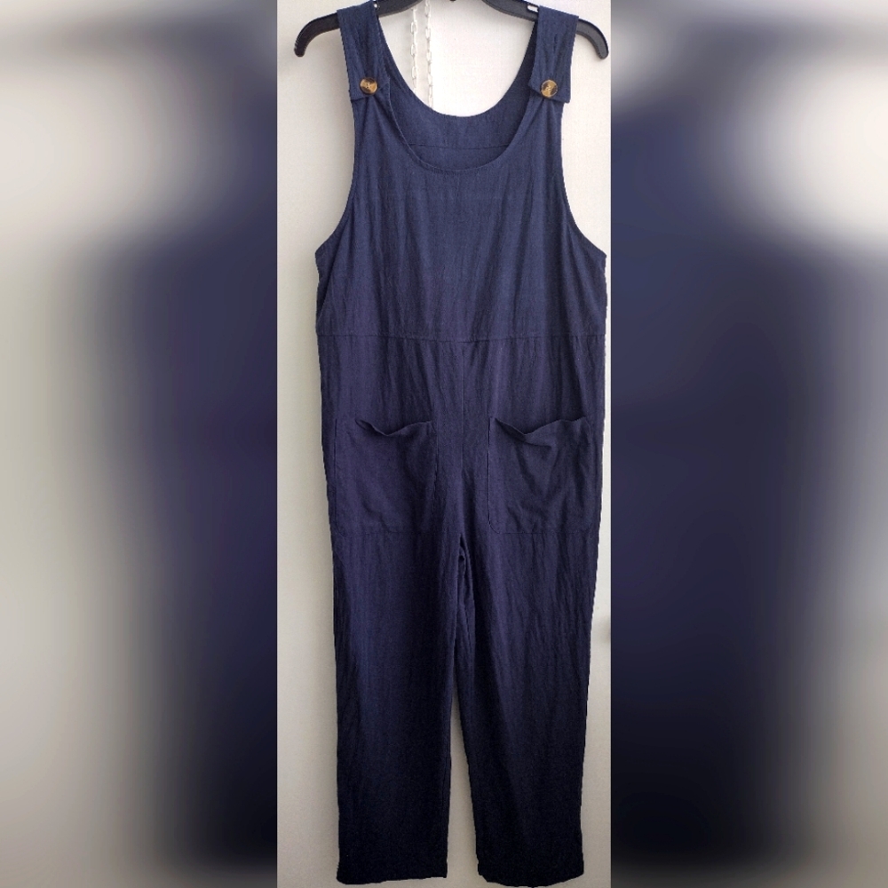Navy Blue Overalls